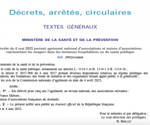 L'AFE est agréée par le ministère de la Santé L'AFE est agréée par le ministère de la Santé