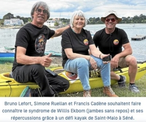 Le défi Kayak de Bruno Lefort et Francis Cadenne pour briser le silence