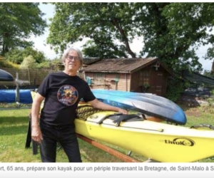 Atteint du syndrome des jambes sans repos, ce Morbihannais va rallier Séné à Saint-Malo en kayak