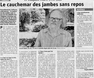 Le cauchemar des jambes sans repos Le cauchemar des jambes sans repos