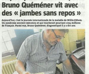 Depuis plus de dix ans, Bruno Quéméner vit avec Depuis plus de dix ans, Bruno Quéméner vit avec
