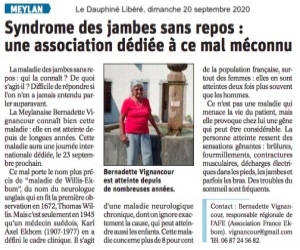 Syndrome des jambes sans repos : une association dédiée à ce mal méconnu Syndrome des jambes sans repos : une association dédiée à ce mal méconnu