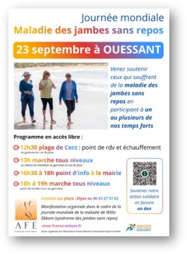 Journée internationale de la maladie des jambes sans repos